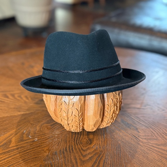 Black Kangol Fedora Hat - Picture 4 of 7